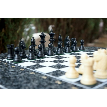 Canvas Print Play Figures Chess Chess Game Chess Board White Stretched Canvas 10 x (Best Print And Play Games)