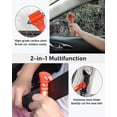 thumbnail image 3 of Car Safety Hammer 4 Pack, Car Window Glass Breaker And Seat Belt Cutter Car Emergency Escape Tool With Light Reflective Tape For Family Rescue, Life S, 3 of 5