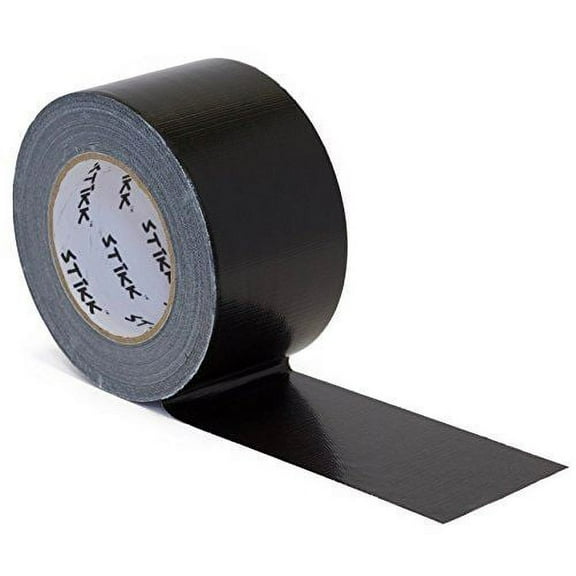 3" x 60 yd 7.5 Mil Thick Black Duct Tape PE Coated Weather Resistant (2.83 in 72