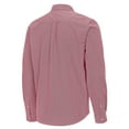 thumbnail image 3 of Men's Antigua Garnet Florida State Seminoles Porter Woven Tri-Blend Long Sleeve Button-Down Shirt, 3 of 3