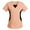 1-Rose Gold, variant on Womens Scrub Tops Trendy Color Block V Neck Short Sleeve Shirts Stretch Nurse Uniform Medical Scrubs 2025