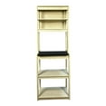 thumbnail image 2 of Kitchen Baker's Racks 23.62" White and Black color Bakers Rack for Kitchen with Storage, Coffee Bar, 5-Tier Kitchen Shelves, Microwave Stand,Freestanding Baker's Racks, 2 of 12