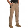 thumbnail image 7 of Lekwk Work Pants for Men Lightweight Quick Dry Baggy Cargo Pants Elastic Waist Lounge Athletic Trousers with Pockets Hiking Gym Sports Activewear, 7 of 7