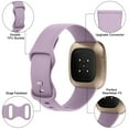 thumbnail image 3 of Soft TPU Strap For Fitbit Versa 3/Versa 4 Band Watchband Bracelet Replacement For Fitbit Sense/Sense 2 Strap Wristband Accessory Deep Blue Size S, 3 of 6