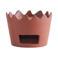 thumbnail image 3 of Calentador de tetera redondo, base calentadora de café para té, café, tazas, hogar, tetera de vidrio , Marrón Estilo A BLESIY Calentador de tetera con vela, 3 of 8