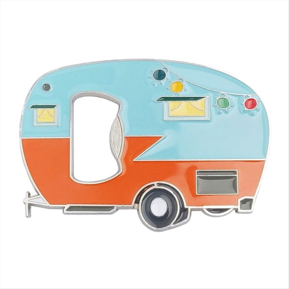 Bottle Opener Magnetic with Fridge Magnets Sticker,RV- Bottles Opener Caravan Bottle Beer Opener Beer Gift