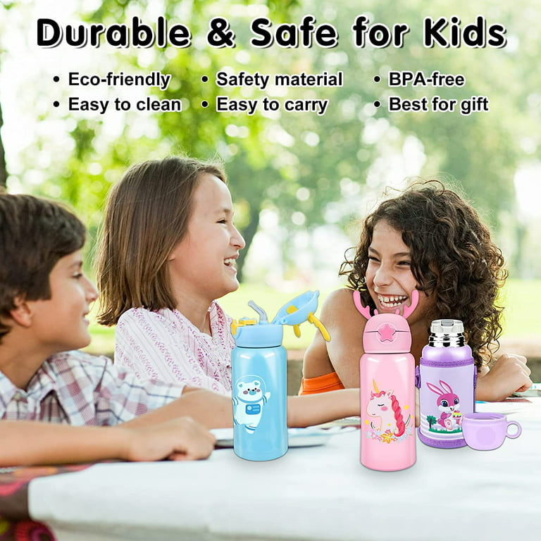 Kids Stainless Steel Water Bottles (500ml)