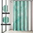 thumbnail image 3 of 4Pcs Boho Shower Curtain Set for Bathroom, 72X72 Inch Weighted Fabric Curtain with Rugs,Toilet Lid Cover,Bath Mat, Waterproof Shower Curtain for Bathtubs,Shower Stalls, 3 of 7