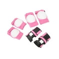 thumbnail image 2 of Elbow Knee Pads Guard, Flexible Breathable PP Knee Protective Set Buffering Moisture Absorption  For Skating Pink, 2 of 8