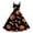 Black, variant on Halloween Tea Party Dresses for Women Pumpkin Ghost Witch Graphic Cocktail Dress Classy Crewneck 50s Tea Dress Sleeveless Fluorescence Yellow Halloween Clothes Fluorescence Yellow 2XL