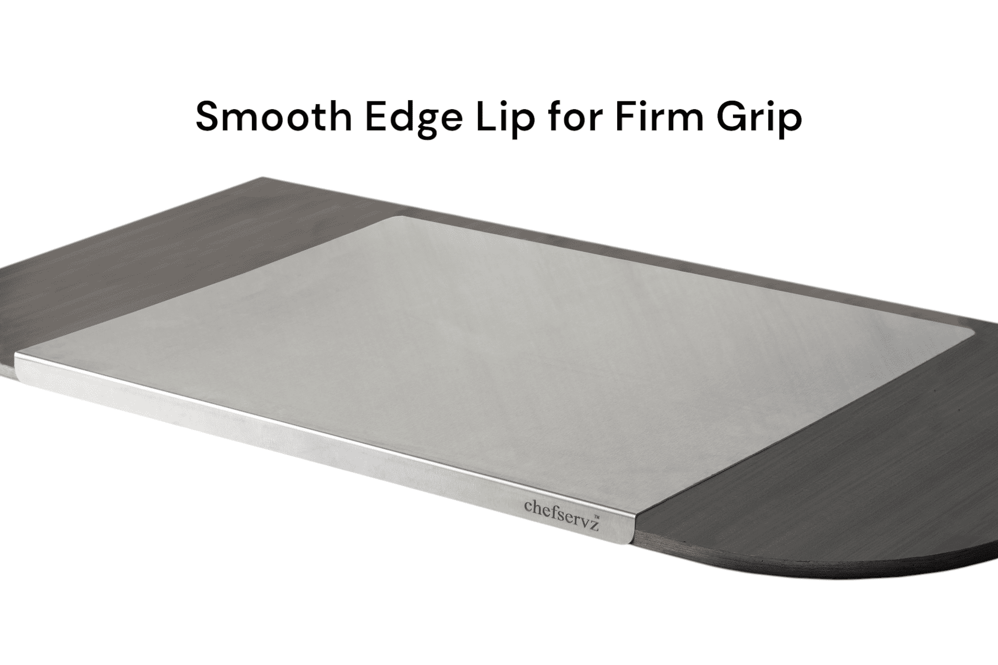 Chefservz Stainless Steel Cutting Board for Multi-Purpose Use 15.8" L x 11.8" W (40 x 30 cm)