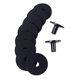 thumbnail image 5 of Arandela de fieltro para platillo de batería + 2 fundas para platillos para accesorios de batería, color negro, 50 mm. 50mm, 5 of 6