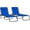 Blue., variant on muzi Folding Chaise Lounge Chair, Patio Sun Tanning Chair, Outdoor Chaise Lounger with 4-Position Reclining Back, Breathable Mesh Seat for Beach, Poolside, Yard, Gray