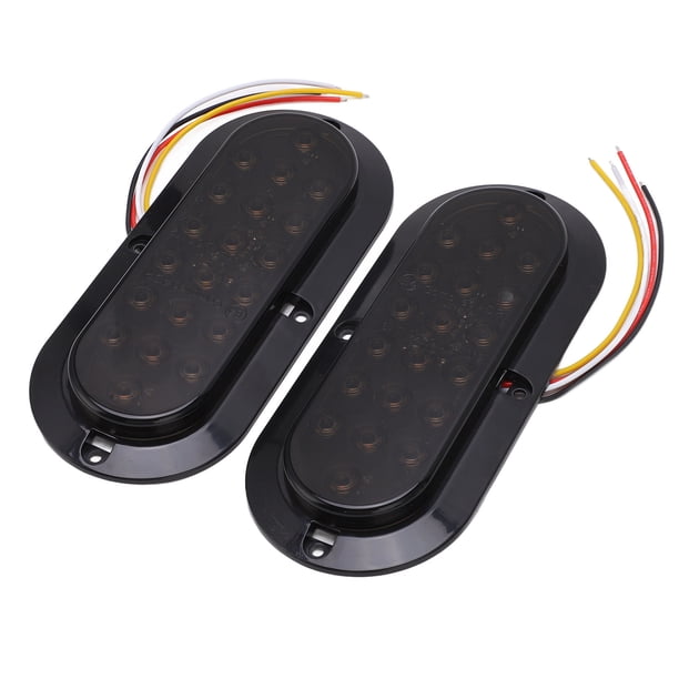 Kit De Luz Trasera LED Para Remolque, Luz Indicadora De Remolque, Carcasa Negra Estable, Fácil De Instalar Para Coche