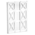 thumbnail image 3 of Montego 3-Shelf Folding Bookcase - White, 3 of 3