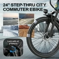 thumbnail image 6 of Aairsk Electric Bike 26", 22mph Ebike for Teens, 400W Motor, Mountain Bike with 36V 10AH Lithium Battery, Black, 6 of 8