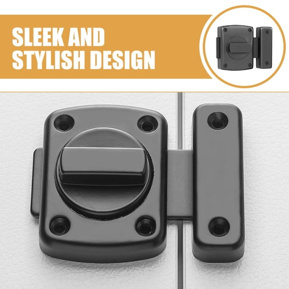 NIAIZEK Heavy Duty Lock Latch for Interior Doors, Bolt for Enhanced Privacy and Security