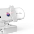 thumbnail image 2 of Qualitchoice Caméra Web de Diffusion 4K Full HD avec Mise au Point Automatique et Couverture de Confidentialité, Blanc, Neuf, 1 Unité, 2 of 9