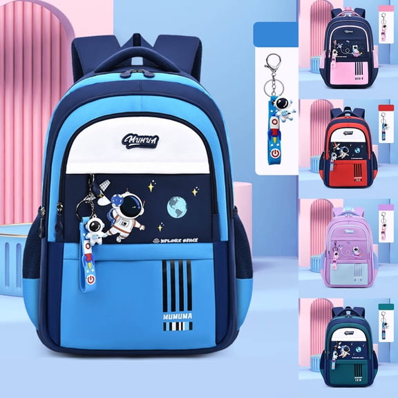 ibiyuan School Backpacks Water Resistant Multi Compartment Cartoon School Bag for Ages 3rd 4th 5th 6th, Primary School, Park, Travel