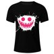thumbnail image 4 of Blusas y camisas de manga corta con cuello redondo para hombre, blusas casuales de verano a la moda con cuello redondo y estampado para hombre., 4 of 4