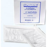 Tagging Gun Fasteners SABRE STANDARD ATTACHMENTS - 3" NATURAL - 5000 Fasteners Per Box