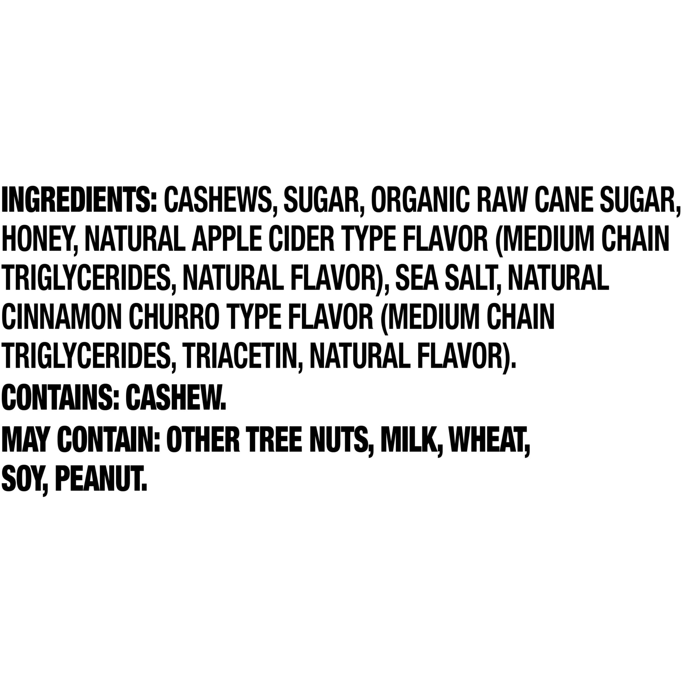 PLANTERS Apple Cider Donut Artificially Flavored Whole Cashews, Party Snacks, Plant-Based Protein 5 oz Bag