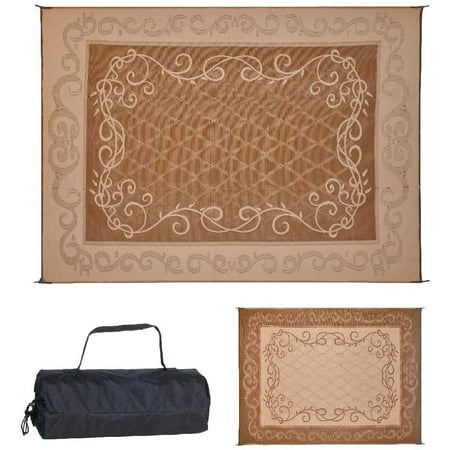 Reversible Mats 199127 - 9  x 12  Brown Beige