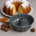 thumbnail image 5 of 1 Piece 10 Inch Heavy Duty Fluted Tube Cake Pan Nonstick Baking Mold Dishwasher Safe, 5 of 5