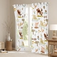 thumbnail image 3 of Homewish Farm Animal Cattle Black Out Curtains,Cute Pig Sheep Curtains Pack of 2 (42x63 Each),Rustic Farmhouse Cabin Bedroom Curtains For Boy Girl,Microfiber Bedroom Decor, 3 of 6