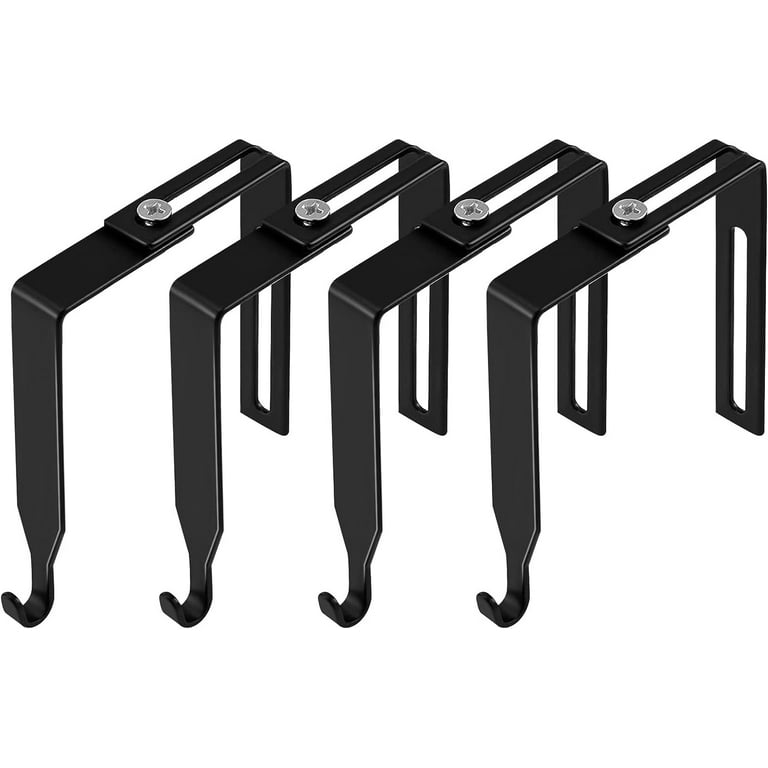 Adjustable Panel Hung Partition Coat Hook Dual Knob