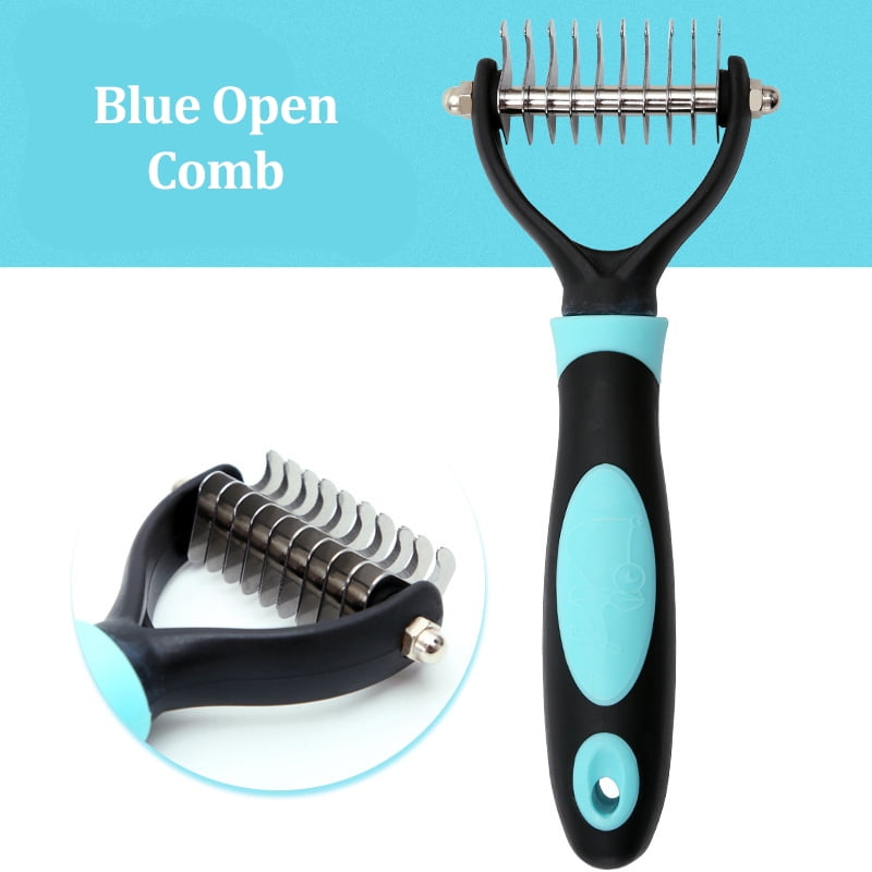 GLiving Pet CombCat Hair Dog Hair Dematting ToolPet Grooming Rake for