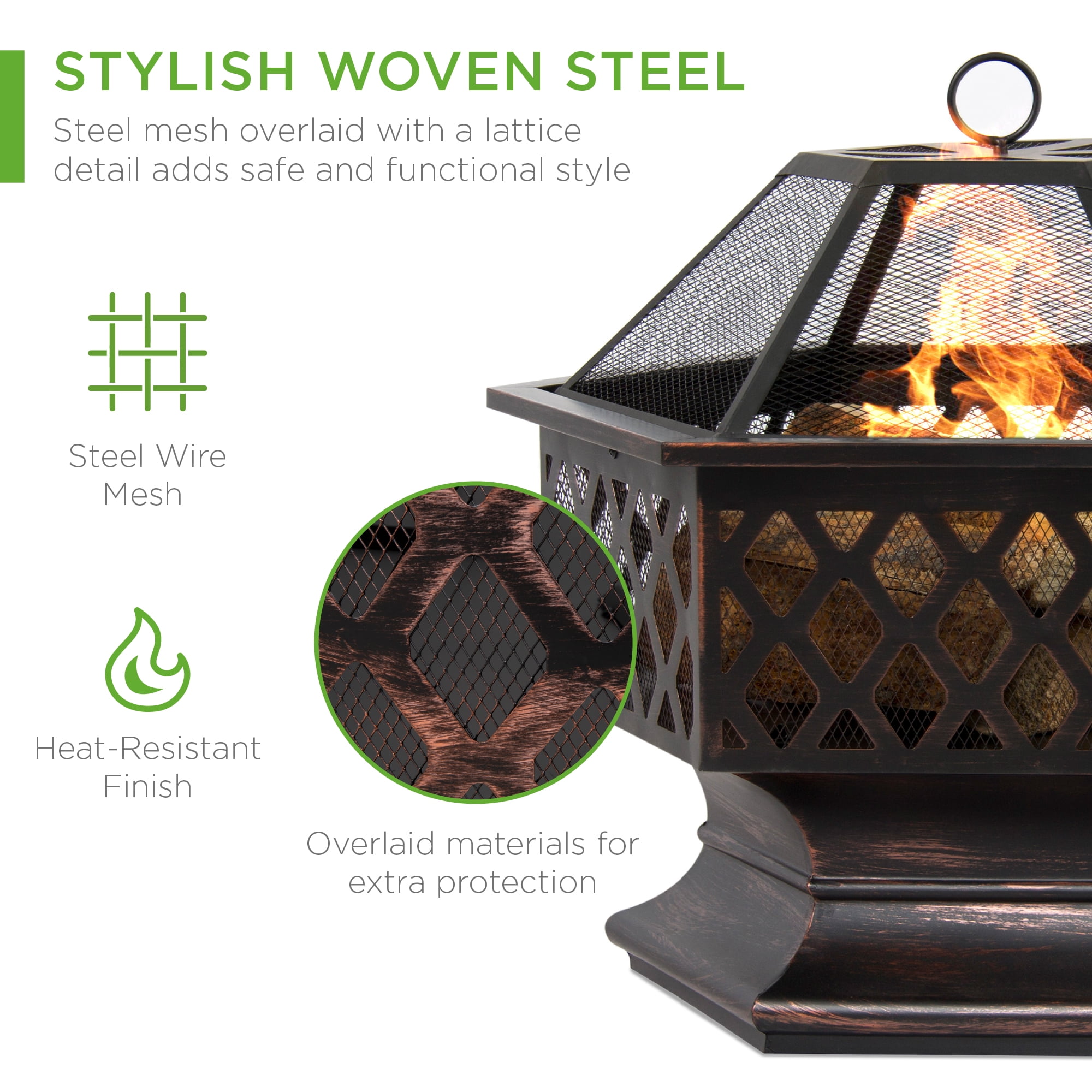 Outdoor Fire Pit 27 5 Firepit Table Bbq Grill Backyard Patio Stove Wood Burning Bowl Chiminea W Mesh Spark Screen For Camping Picnic Bonfire Garden Hexagonal Shaped Black Heating Pits Fireplaces Olharcidadao - Patio Fire Table Wood Outdoor Fire Pit 27 5 Firepit Table Bbq Grill Backyard Patio Stove Wood Burning Bowl Chiminea W Mesh Spark Screen For Camping Picnic Bonfire Garden Hexagonal Shaped Black Heating Pits Fireplaces Olharcidadao - Patio Fire Table Wood