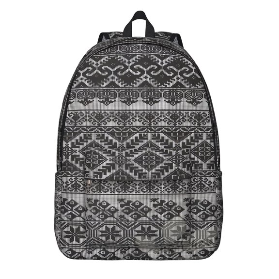 Elegant Bohemian Backpack for Women: Spacious & Lightweight Boho Bag with Front Zipper Pocket, Great Gift for School, University, Commute, Work, Travel, Vacation & Daily Use, Stylish & Practical.