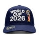 thumbnail image 2 of KNITE Gorra Fútbol Inglaterra Azul Marino Copa 2026 Fan Sport Ajustable Bordada, 2 of 5