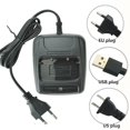 thumbnail image 2 of Durable USB Charger Replacement Parts Accessories Li-ion Battery Charger Walkie-talkie Charger for BAOFENG Charging Cradle US PLUG, 2 of 6