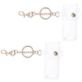 thumbnail image 1 of Llaveros con bolsa para pintalabios, bolsas transparentes para brillo de labios, llavero, fundas para pintalabios, 2 uds., 1 of 7
