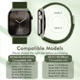 thumbnail image 5 of Vodtian 2 Pack Nylon Sport Bands Compatible with Apple Watch Bands 38mm 40mm 41mm 42mm 44mm 45mm 46mm 49mm for Women Men, Soft Breathable Straps for iWatch Series 10/9/8/7/6/5/4/3/2/1/SE/Ultra/Ultra2, 5 of 7