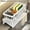 White, variant on HCBY Sink Side Kitchen Organizer Rack, 2-Tier Countertop Storage for Sponge, Dishcloth & Utensils(White,9x4.2x3.4inch)