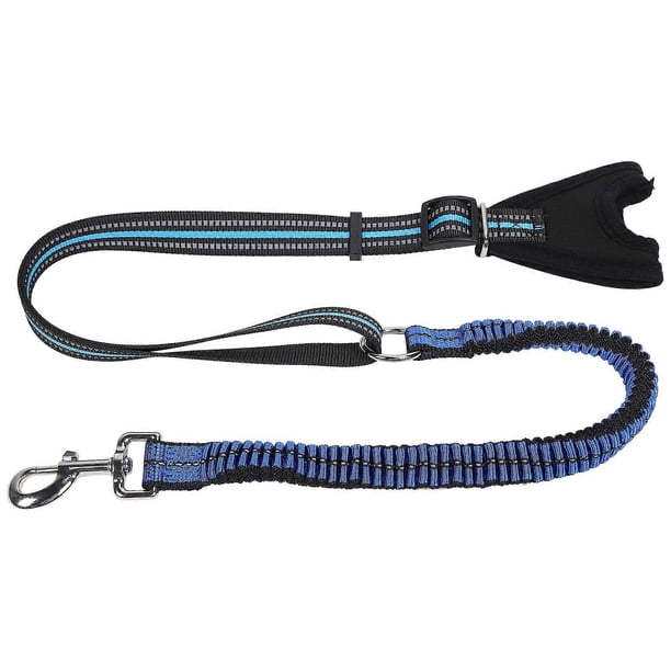 Reflective Pet Safety Belt Dog Walking Leash AntiLost Reflective Training Nylon Strap(Blue M)
