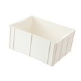 thumbnail image 3 of Industrial Storage Box Heavy Duty Storage Bin for Organizing Portable Car Trunk Organizer Storage Container for Closet Garage White 35.5x28x17cm, 3 of 7
