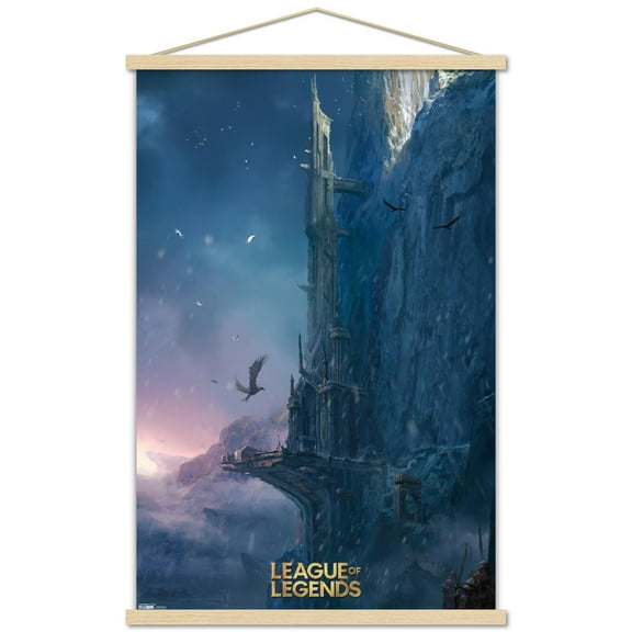 League of Legends - Howling Abyss Wall Poster with Wooden Magnetic Frame, 22.375" x 34"