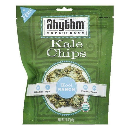 Rhythm Superfoods Kool Ranch Kale Chips, 2 OZ (Pack of