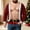 #548-Red, variant on Ceisia Men's Funny 3D Printed Fake Chest Plaid Jacket Ugly Christmas Sweater Crew Neck Long Sleeve Xmas Party Pullover Red M Gift
