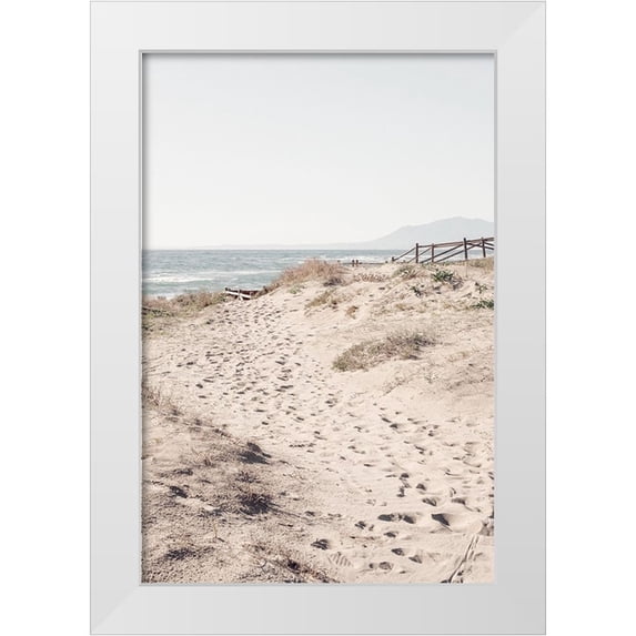 Artographie Studio 13x18 White Modern Wood Framed Museum Art Print Titled - Beach 007