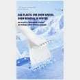thumbnail image 4 of Secure Ice Scraper For Windshield, 2 In 1 Extendable And Detachable Snow Removal Brush With Ergonomic Foam Grip And 180° Pivoting Brush Head, For Cars, Pickup Truc, 4 of 9