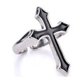 thumbnail image 1 of ZheElen Ring Black Durable Finger Rings Oiling Process Sturdy Simple Waterproof Jewelry Men Birthday Festival, 1 of 6