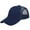 Navy, variant on Trucker Hat Baseball Cap Structured Plain Design 6 Panel, Adjustable Size - Navy