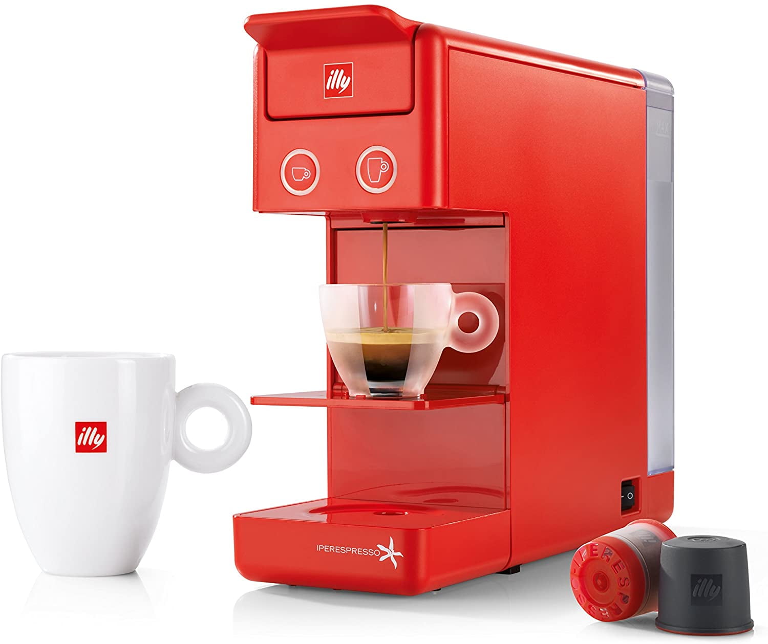 illy - Y3.2 - Espresso Coffee Capsule Machine - Red