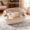 thumbnail image 3 of Double layered transparent acrylic villa with hamster cage for external use, 3 of 5