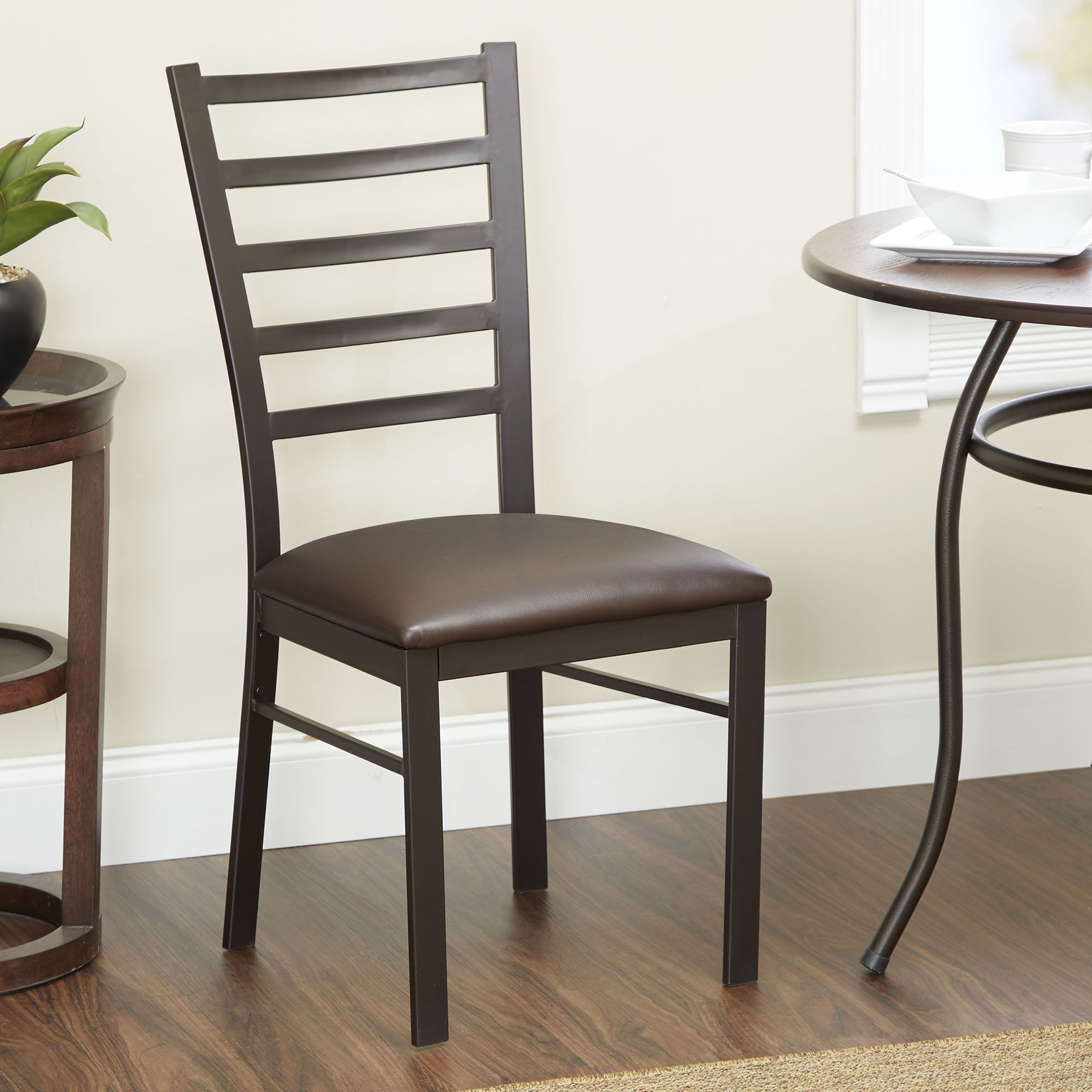 Mainstays OilRubbed Bronze Finish Dining Chair, Multiple Colors